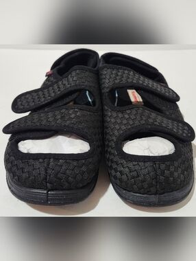 Lesvago Open Toe Diabetic Sandals Adjustable Width Shoes Mens 9 Womens 11